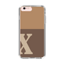 Slim Protection Case［ Original - initial two tone - X brown ］