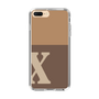 Slim Protection Case［ Original - initial two tone - X brown ］