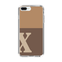 Slim Protection Case［ Original - initial two tone - X brown ］