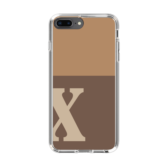 Slim Protection Case［ Original - initial two tone - X brown ］