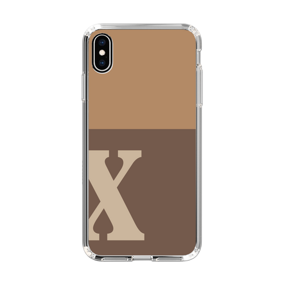 Slim Protection Case［ Original - initial two tone - X brown ］