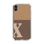 Slim Protection Case［ Original - initial two tone - X brown ］