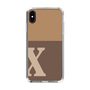 Slim Protection Case［ Original - initial two tone - X brown ］