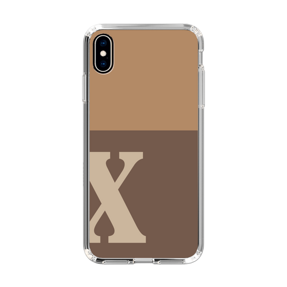 Slim Protection Case［ Original - initial two tone - X brown ］