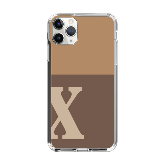 Slim Protection Case［ Original - initial two tone - X brown ］