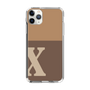 Slim Protection Case［ Original - initial two tone - X brown ］