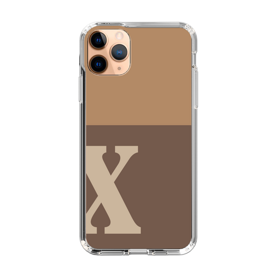 Slim Protection Case［ Original - initial two tone - X brown ］
