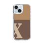 Slim Protection Case［ Original - initial two tone - X brown ］