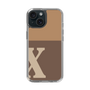 Slim Protection Case［ Original - initial two tone - X brown ］