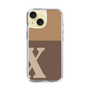Slim Protection Case［ Original - initial two tone - X brown ］
