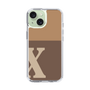 Slim Protection Case［ Original - initial two tone - X brown ］