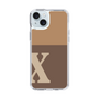 Slim Protection Case［ Original - initial two tone - X brown ］
