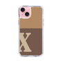 Slim Protection Case［ Original - initial two tone - X brown ］