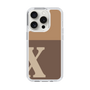 Slim Protection Case［ Original - initial two tone - X brown ］