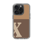Slim Protection Case［ Original - initial two tone - X brown ］