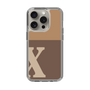 Slim Protection Case［ Original - initial two tone - X brown ］