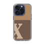Slim Protection Case［ Original - initial two tone - X brown ］
