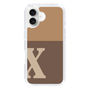 Slim Protection Case［ オリジナル - initial two tone - X brown ］