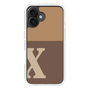 Slim Protection Case［ オリジナル - initial two tone - X brown ］