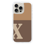 Slim Protection Case［ オリジナル - initial two tone - X brown ］
