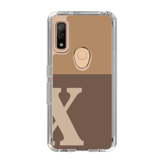 Slim Protection Case［ Original - initial two tone - X brown ］