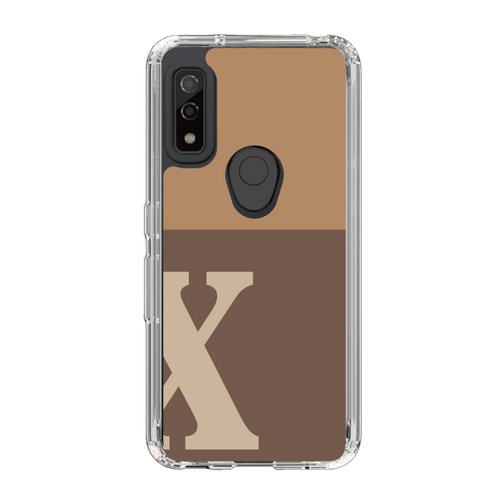 Slim Protection Case［ Original - initial two tone - X brown ］