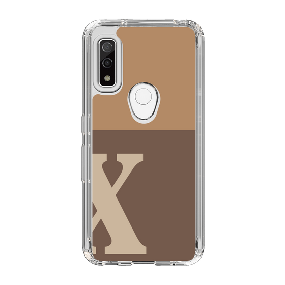 Slim Protection Case［ Original - initial two tone - X brown ］