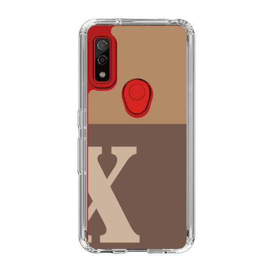 Slim Protection Case［ Original - initial two tone - X brown ］
