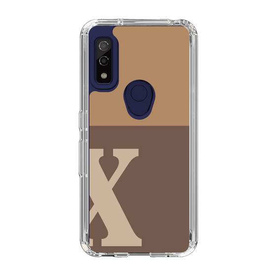 Slim Protection Case［ Original - initial two tone - X brown ］
