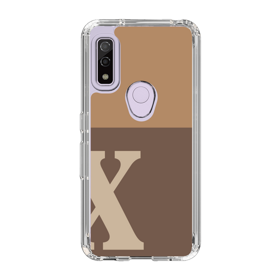 Slim Protection Case［ Original - initial two tone - X brown ］