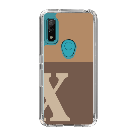 Slim Protection Case［ Original - initial two tone - X brown ］