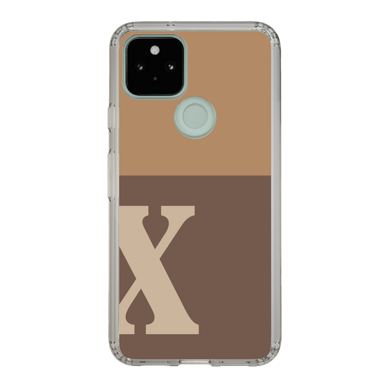Slim Protection Case［ Original - initial two tone - X brown ］
