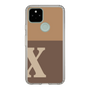 Slim Protection Case［ Original - initial two tone - X brown ］