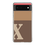 Slim Protection Case［ Original - initial two tone - X brown ］