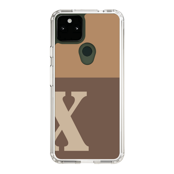 Slim Protection Case［ Original - initial two tone - X brown ］