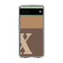 Slim Protection Case［ Original - initial two tone - X brown ］