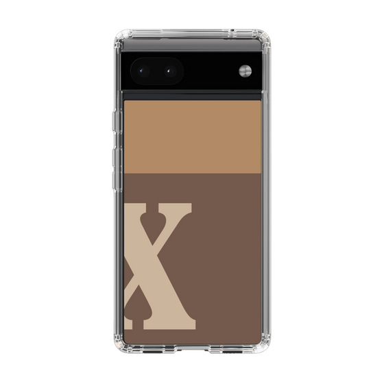 Slim Protection Case［ Original - initial two tone - X brown ］