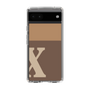 Slim Protection Case［ Original - initial two tone - X brown ］