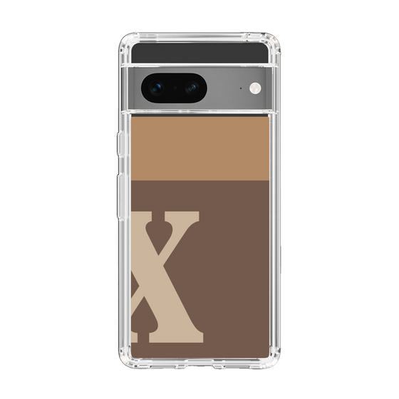 Slim Protection Case［ Original - initial two tone - X brown ］