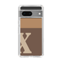 Slim Protection Case［ Original - initial two tone - X brown ］
