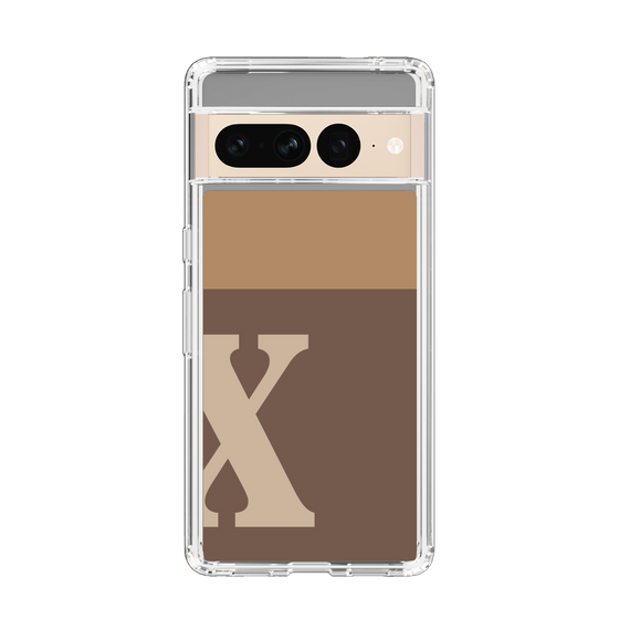 Slim Protection Case［ Original - initial two tone - X brown ］