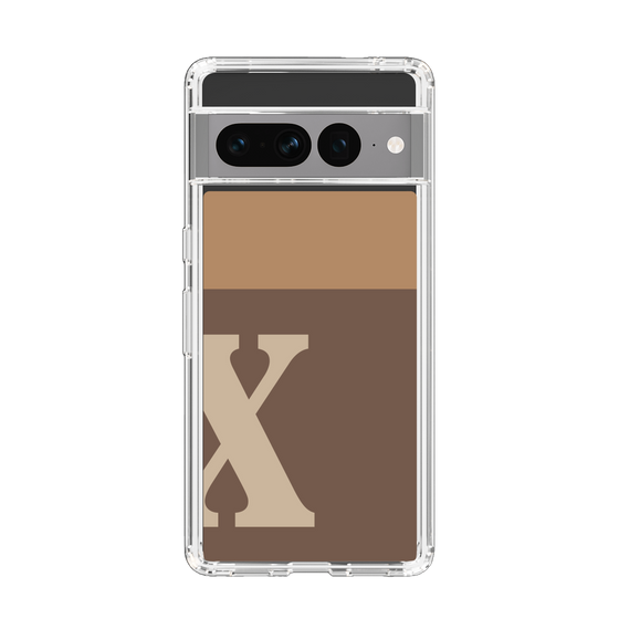 Slim Protection Case［ Original - initial two tone - X brown ］