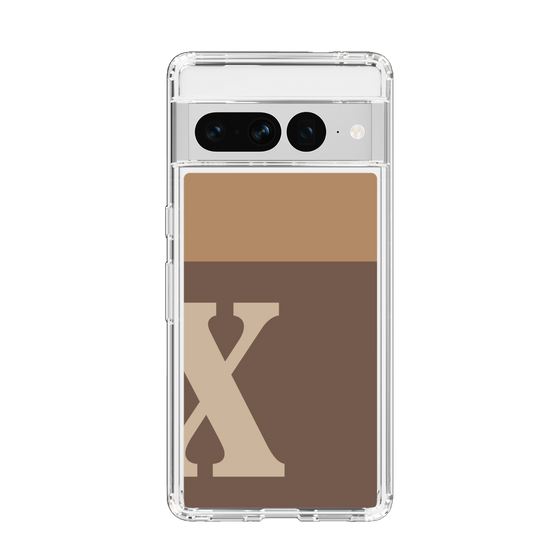 Slim Protection Case［ Original - initial two tone - X brown ］