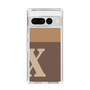 Slim Protection Case［ Original - initial two tone - X brown ］