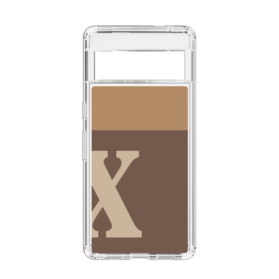 Slim Protection Case［ Original - initial two tone - X brown ］