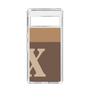 Slim Protection Case［ Original - initial two tone - X brown ］