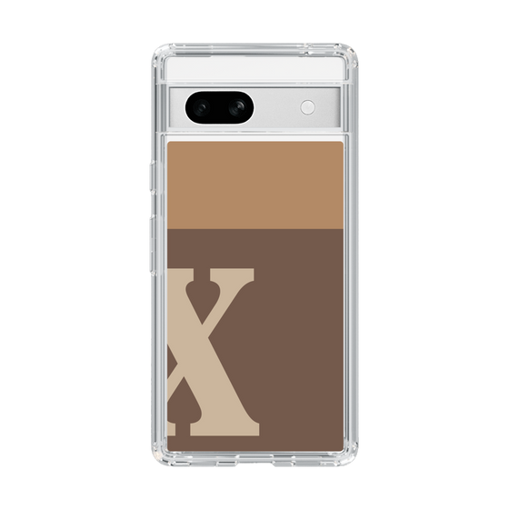Slim Protection Case［ Original - initial two tone - X brown ］
