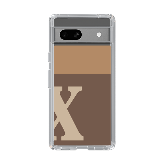 Slim Protection Case［ Original - initial two tone - X brown ］