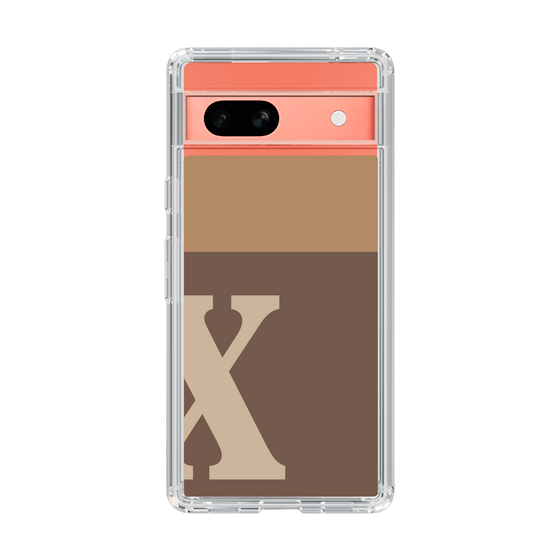Slim Protection Case［ Original - initial two tone - X brown ］