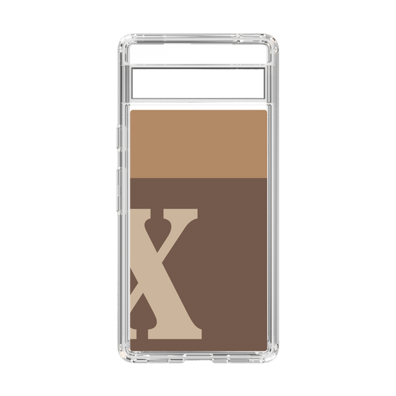 Slim Protection Case［ Original - initial two tone - X brown ］